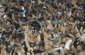 A torcida fez linda festa na Arena diante do Luverdense, pela Copa do Brasil