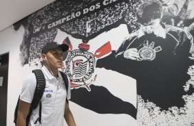 Léo Jabá chega à Arena para enfrentar o Luverdense, pela Copa do Brasil