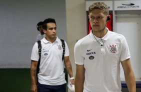 Marlone, antes do jogo contra a Ferroviária, no Paulistão
