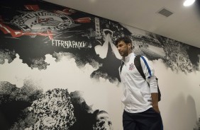 Camacho antes da partida contra o Linense pelo Campeonato Paulista