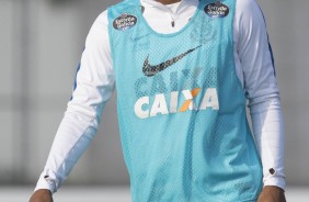 Felipe Bastos no treino da tarde no CT Joaquim Grava