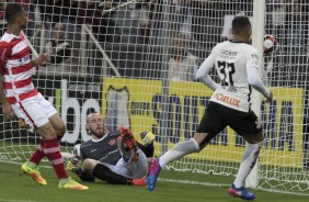 Lo Jab marca gol em cima do Linense pela ltima rodada do campeonato paulista