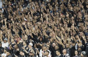 Torcida do Corinthians na partida contra o Linense pela ltima rodada do campeonato paulista