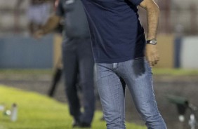 Fbio Carille comanda o time diante do Botafogo-SP, pelo Paulisto