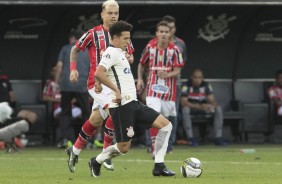 Marquinhos Gabriel diante o Botafogo de Ribeiro, pelo Campeonato Paulista