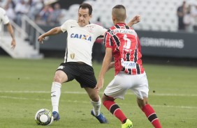 Rodriguinho foi um dos melhores em campo, contra o Botafogo-SP