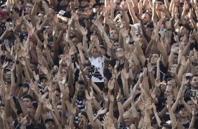 Torcida faz a festa pela vitória nas quartas de final contra o Botafogo-SP