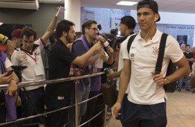Balbuena antes de encarar o São Paulo, pelo Paulistão
