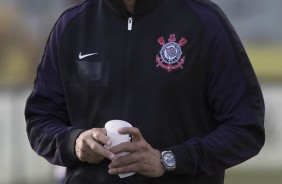 Fbio Carille comanda o ltimo treino antes da deciso contra o Internacional