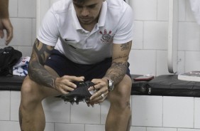 Fagner se preparando para encarar o São Paulo, pelo Paulistão