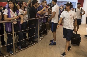 Volante Gabriel antes de encarar o São Paulo, pelo Paulistão