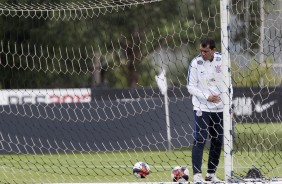 Carille comandou o treino, em conjunto com a comissão técnica