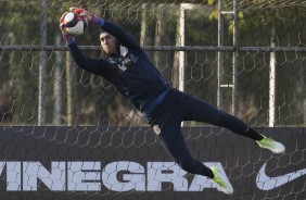 Cássio em primeiro treino após a eliminação diante o Internacional