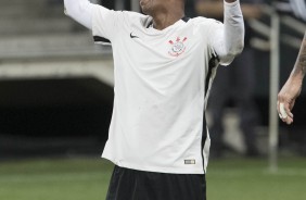 J passou em branco contra o Internacional, pela Copa do Brasil, na Arena