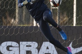 Matheus Vidotto durante reapresentação do time após ser eliminado pelo Internacional, na Arena