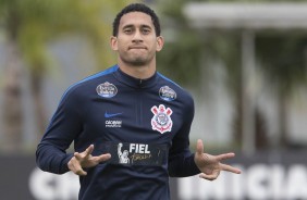 Pablo durante treino treino preparatório para a final contra a Ponte