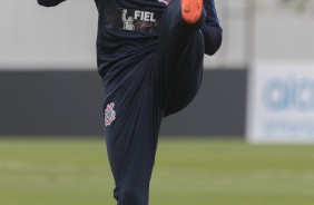 Paulo Roberto durante treino preparatório para a final contra a Ponte