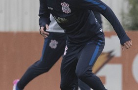 Rodriguinho durante treino preparatório para a final contra a Ponte
