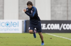Romero durante treino preparatório para a final contra a Ponte