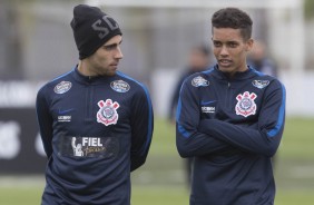 Corinthians realizou treinamento ttico nesta sexta, no CT Joaquim Grava