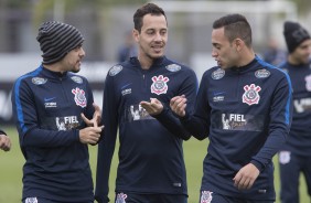 O treino foi realizado no CT Joaquim Grava