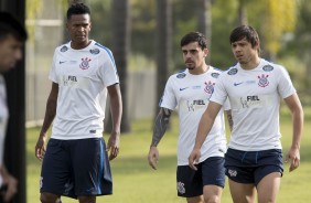 Corinthians realizou treinamento nesta tera, no CT Joaquim Grava