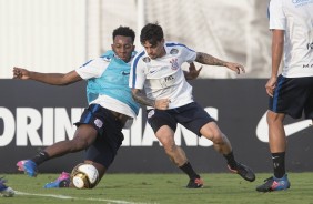 Os jogadores tiveram treinamento intenso durante a tarde desta quinta