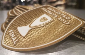 Patch especial para a final ser vendido na loja da Arena