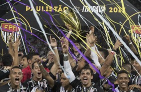 A festa de comemoração da conquista do Paulistão 2017 foi linda