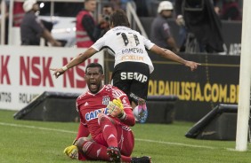 Romero marcou o gol do Corinthians no segundo jogo da final do Paulistão