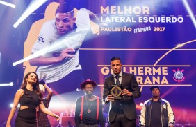 Cria da base, Guilherme Arana foi eleito o melhor lateral esquerdo do Paulisto 2017