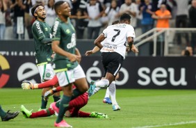 O gol veio nos pés de Jô, ainda na etapa inicial