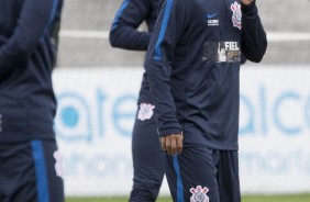 O novato Clayson também deu as caras no treino de hoje