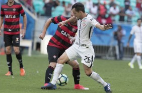 Rodriguinho dessa vez passou em branco e não marcou contra o Vitória, na Fonte Nova