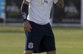 Considerado titular, Guilherme Arana esteve presente em campo