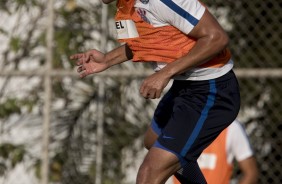 O treino foi realizado em campo reduzido