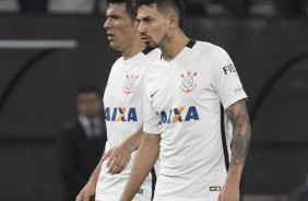 Balbuena e Pedro atuaram juntos em vitria contra Linense na Arena