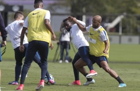 Jogadores se reapresentam aps vitria no Brasileiro