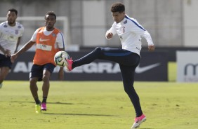 Marquinho Gabriel, Paulo Roberto e kazim no treino da manhã após vitória no Brasileirão