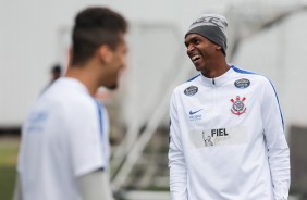 O Corinthians realizou treinamento ttico na manh deste sbado