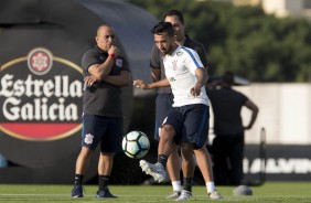 Recém-chegado da Ponte, Clayson foi testado no time titular nesta quarta