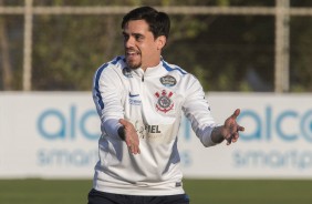 Foi o último treino antes do clássico contra o Santos deste sábado, pelo Brasileirão