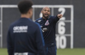 Fellipe Bastos no treino dessa segunda-feira para encara o Vasco