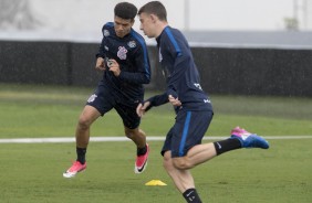 Marquinhos Gabriel treina duro para tentar novamente uma vaga no time titular