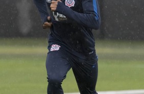 Paulo Roberto no treino dessa segunda, no CT Joaquim Grava