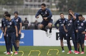 Jogadores fazem último treino antes de encarar o Vasco, no Rio de Janeiro