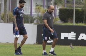 Vilson durante treino dessa tera-feira