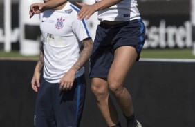 Outra novidade no Timão veio com Romero, que retornou da seleção do Paraguai