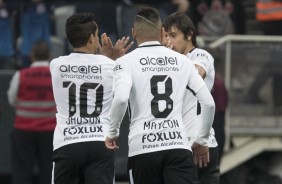 O Corinthians, mais uma vez, marcou muitos gols em uma partida