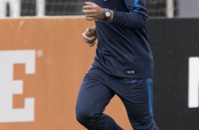 Léo Príncipe no treino de terça-feira, o último antes de encarar o Cruzeiro